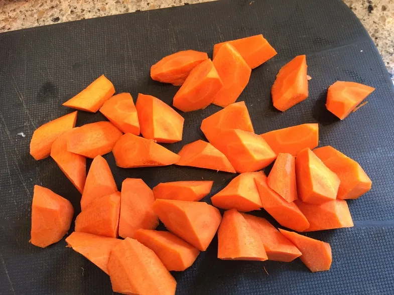 cut carrots